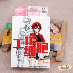 Bộ Thẻ Bài Poker 52 Lá Hataraku Saibou - Hình Anime Manga Độc Đáo, 54 Mẫu Khác Nhau Dành Cho Fan Anime, Quà Tặng Ý Nghĩa