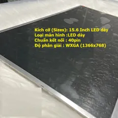 Màn Hình Laptop Sony 15.6 Inch LED - Độ Phân Giải HD (1366x768) - Phù Hợp Với PCG-71811W, EH28FG, VPCEH, VPCEB