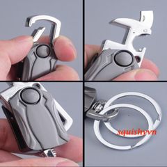 Móc Khóa Đa Năng Chống Gỉ Với Công Cụ Mở Nắp Chai - Phụ Kiện Thông Minh Cho Chìa Khóa, Giá Đỡ Điện Thoại, Bảo Đảm An Toàn