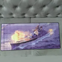 Miếng Lót Chuột Battleship 16 - Pad Chuột Chống Nước Lớn 90x40cm, Dày 3mm, Chống Trượt, Phù Hợp Chuyên Game