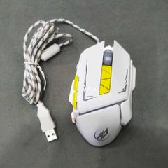 Chuột Gaming Có Dây WAR WOLF T8 - Chống Ồn, Đèn LED, DPI 3500 Cho Game Thủ - Thiết Kế Công Thái Học và Độ Bền Cao