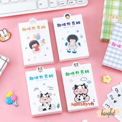 Bộ Bài Tây 52 Lá Cute - Thiết Kế Phi Hành Gia và Bò Sữa Dễ Thương, Chất Liệu Giấy Chống Nước, Quà Tặng Đáng Yêu cho Fan Anime