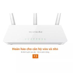 Bộ Phát Wifi Tenda F3 300Mbps Đã Qua Sử Dụng - Router Không Dây 3 Ăng Ten, Hướng Dẫn Cài Đặt Tiếng Việt, Bảo Hành 3 Tháng