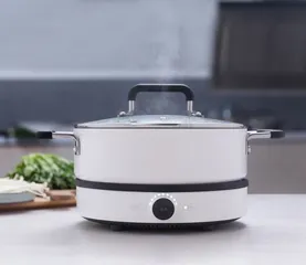 Nồi Xiaomi Mijia Trắng Cao Cấp Chính Hãng Dùng Cho Bếp Điện Từ - Dung Tích 4.0L, Chất Liệu Đảm Bảo An Toàn, Tiện Nghi Cho Mọi Gia Đình