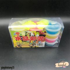 Khay 12 Hộp Hồ Cốt Kim Tuyến Đồ Chơi Slime - Sắc Màu Tươi Sáng, Thú Vị Cho Trẻ Em, Đồ Chơi Giá Rẻ, Sáng Tạo!