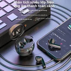 Tai Nghe Bluetooth Không Dây DX27 TWS 5.5 - Âm Thanh HIFI, Chống Nước IPX57, Chống Ồn, Thời Gian Pin Lâu, Tai Nghe Game Cao Cấp