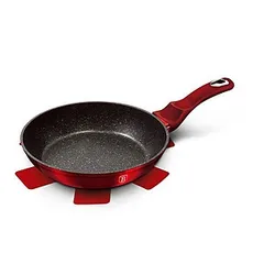 Chảo Rán Berlinger Haus BH/1251N 20cm Màu Đỏ - Chất Liệu Nhôm Rèn, Phù Hợp Bếp Từ, Thiết Kế Sang Trọng, Thân Thiện Môi Trường