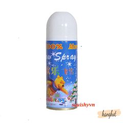 Bộ 5 Bình Xịt Tuyết Trang Trí 210ml - An Toàn, Không Tan Chảy, Hoàn Hảo Cho Lễ Giáng Sinh và Dịp Lễ Hội
