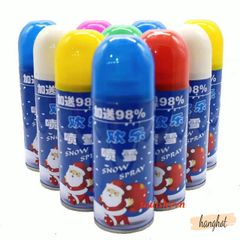 Bộ 5 Bình Xịt Tuyết Trang Trí 210ml - An Toàn, Không Tan Chảy, Hoàn Hảo Cho Lễ Giáng Sinh và Dịp Lễ Hội