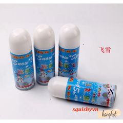 Bộ 5 Bình Xịt Tuyết Trang Trí 210ml - An Toàn, Không Tan Chảy, Hoàn Hảo Cho Lễ Giáng Sinh và Dịp Lễ Hội