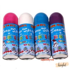 Bộ 5 Bình Xịt Tuyết Trang Trí 210ml - An Toàn, Không Tan Chảy, Hoàn Hảo Cho Lễ Giáng Sinh và Dịp Lễ Hội