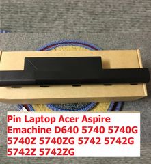 Pin Laptop Acer 6 Cell Chính Hãng cho TravelMate 5740 5741 5742 Emachine D640 - Sạc Dự Phòng Đáng Tin Cậy, Bảo Hành 100%