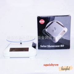 Bàn Xoay Chụp Ảnh 360 Độ Năng Lượng Mặt Trời - Giá Đỡ Đạo Cụ Hoàn Hảo Cho Video và Hình Ảnh, Tiết Kiệm Năng Lượng, Thân Thiện Với Môi Trường