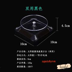 Bàn Xoay Chụp Ảnh 360 Độ Năng Lượng Mặt Trời - Giá Đỡ Đạo Cụ Hoàn Hảo Cho Video và Hình Ảnh, Tiết Kiệm Năng Lượng, Thân Thiện Với Môi Trường