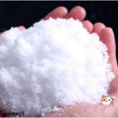 Tuyết Nhân Tạo 1kg - Trang Trí Giáng Sinh Ông Già Noel & Nguyên Liệu Slime Mây - Tuyết Giả Phát Sáng Thắng Lợi