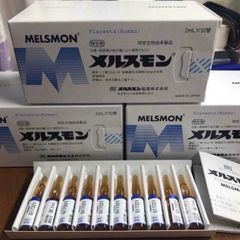 Tế Bào Gốc Nhau Thái Người Melsmon Placenta Nhật Bản - 50 Ống X 2ml - Giải Pháp Làm Đẹp Tự Nhiên Cho Làn Da Căng Mịn, Trẻ Trung