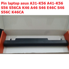 Pin Laptop Asus S56 S56C S56CA A31-K56 A41-K56 - Pin Thay Thế Li-Ion 4 Cell 4400mAh, Bảo Hành 09 Tháng, Dùng Thay Thế Chất Lượng Cao