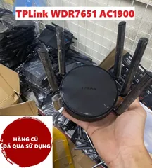 Bộ Phát WiFi TP-Link WDR7651 AC1900 WiFi 6 Băng Tần Kép 2.4G 600Mbps và 5G 1300Mbps - Thiết Bị Đã Qua Sử Dụng, Hỗ Trợ MESH