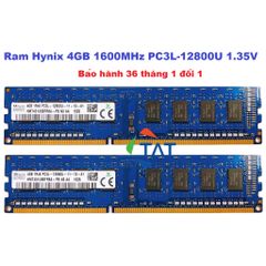 Ram PC 4GB DDR3 Hynix/Samsung 1600Mhz PC3L 12800MHz 1.35V cho Máy Tính Để Bàn - Bảo Hành 36 Tháng, Đổi 1
