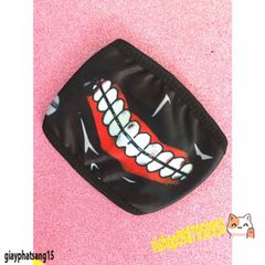 Mặt Nạ Hóa Thân Kaneki Ken - Khẩu Trang Tokyo Ghoul Dành Cho Fan Anime - Chất Liệu Cotton Cao Cấp