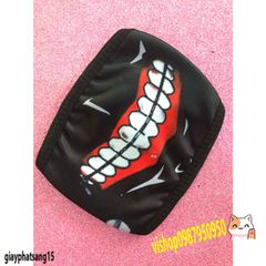 Mặt Nạ Hóa Thân Kaneki Ken - Khẩu Trang Tokyo Ghoul Dành Cho Fan Anime - Chất Liệu Cotton Cao Cấp