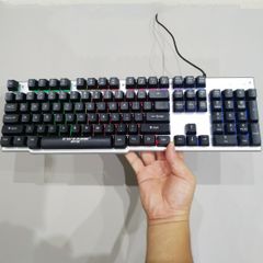 Combo Bộ Bàn Phím Chuột Gaming EWEADN K006 Đen - Giả Cơ Chống Nước LED 7 Màu - Phụ Kiện Chuyên Dụng Cho Gamer và Văn Phòng