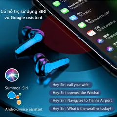 Tai Nghe Bluetooth M19 Pro Nhét Tai Không Dây Chính Hãng Chống Nước IPX7, Cảm Ứng, Chống Ồn, Âm Bass Mạnh, Pin Trâu
