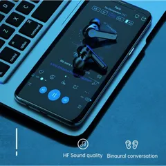 Tai Nghe Bluetooth M19 Pro Nhét Tai Không Dây Chính Hãng Chống Nước IPX7, Cảm Ứng, Chống Ồn, Âm Bass Mạnh, Pin Trâu