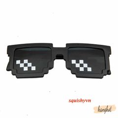 Kính Mát Thug Life Đen Hồng Xanh - Kính Râm Phong Cách Siêu Ngầu Cho Nam Nữ & Trẻ Em - Phụ Kiện Dự Tiệc Minecraft