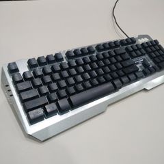 Combo Bàn Phím Chuột Gaming EWEADN K005 Đen, Giả Cơ LED 7 Màu, Chống Nước - Dành Cho Gamer và Nhân Viên Văn Phòng