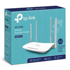 Bộ Phát Wifi Kép TP-Link Archer C50 AC1200 - Tăng Tốc Internet Nhanh Chóng Cho Video HD, Game, 5 ăng ten, Hàng Chính Hãng