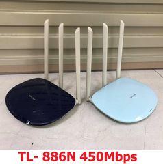 Bộ phát Wifi TPLink TL-886N 3 râu Xuyên tường - Tốc độ 450Mbps, Hàng đã qua sử dụng, Phát sóng mạnh mẽ, Đáng tin cậy