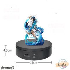Bàn Xoay 360 Độ Chụp Ảnh Đế Xoay - Thiết Bị Trưng Bày Sản Phẩm Chuyên Nghiệp Màu Đen Trắng, Hỗ Trợ Quay Video Tại Nhà