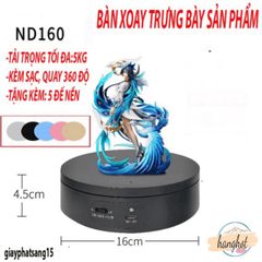 Bàn Xoay 360 Độ Chụp Ảnh Đế Xoay - Thiết Bị Trưng Bày Sản Phẩm Chuyên Nghiệp Màu Đen Trắng, Hỗ Trợ Quay Video Tại Nhà