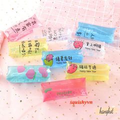 Túi Lướt Gudetama Siêu Dễ Thương - Túi Silicon Dẻo Chất Lượng Cao, Phong Cách Anime Nhật Bản cho Nam Nữ