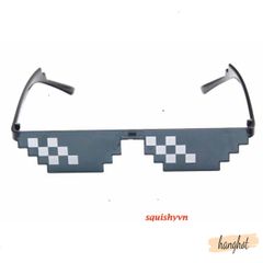 Kính Mosaic Thug Life Hip Hop - Kính Mát Pixelated UV400 Dành Cho Nam Nữ - Phong Cách Thời Trang Nổi Bật