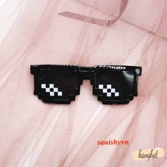 Kính Thug Life 6 Chấm - Mẫu Hot Trend 2023, Kính Mát Chụp Ảnh Nhóm Siêu Ngầu, Phong Cách Côn Đồ 8BIT Nam Nữ