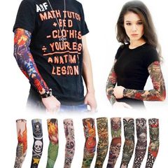 Găng Tay Hình Xăm Tattoo Chống Nắng Thời Trang - Phong Cách Cá Tính Dành Cho Nam Nữ - Giao Ngẫu Nhiên, Nhiều Mẫu Đẹp