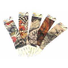 Găng Tay Hình Xăm Tattoo Chống Nắng Thời Trang - Phong Cách Cá Tính Dành Cho Nam Nữ - Giao Ngẫu Nhiên, Nhiều Mẫu Đẹp
