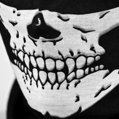 Mặt Nạ Đầu Lâu Punk - Phụ Kiện Thời Trang Độc Đáo Cho Thể Thao Ngoài Trời, Đội Biển hoặc Đầu Băng Đeo