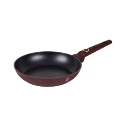 Chảo rán Berlinger Haus 28cm màu đỏ mận - Leonardo Collection, thiết kế tinh tế, sử dụng trên mọi loại bếp, chống dính tuyệt vời.