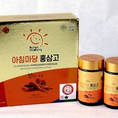 Cao hồng sâm linh chi Achimmadang - Bộ 2 lọ 240g - Tăng cường miễn dịch, hỗ trợ sức khỏe, phục hồi thể lực, sản phẩm tự nhiên từ Hàn Quốc