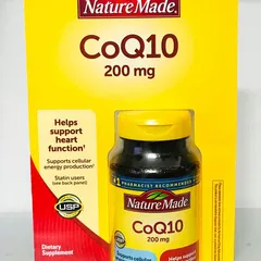 Viên Uống Bổ Tim Mạch CoQ10 200mg Nature Made - Hỗ Trợ Sức Khỏe Tim Mạch, Giảm Nguy Cơ Đột Quỵ, 140 Viên