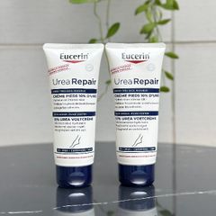 Kem Dưỡng Da Chân Eucerin UreaRepair PLUS 10% Urea - Giải Pháp Giảm Nứt Nẻ, Cấp Ẩm Chuyên Sâu, Dưỡng Mềm Da Khô 100ml