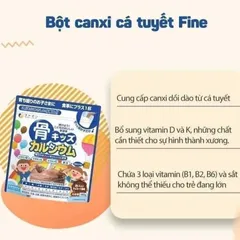 Bột Canxi Cá Tuyết Nội Địa Nhật Bản - Tăng Chiều Cao, Bổ Sung Dinh Dưỡng Giúp Phát Triển Xương Khớp Tự Nhiên cho Trẻ Em và Người Lớn