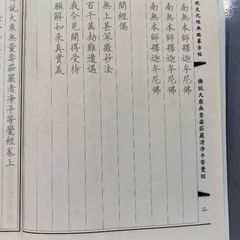 Vở Chép Kinh Vô Lượng Thọ Hội Bản Tập Chữ Hán In Mờ - Sách Học Tiếng Trung Giáo Trình Tịnh Độ 48 Trang
