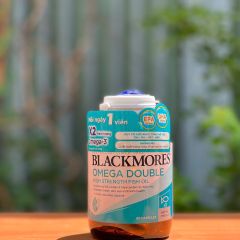 Viên Uống Blackmores Omega Double High Strength Fish Oil 90 Viên - Bổ Sung Omega Hỗ Trợ Tim, Mắt & Da - Hàng Nhập Khẩu Chính Ngạch