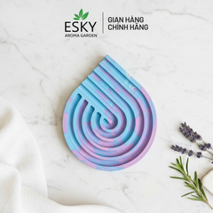 Miếng Lót Ly Decor Handmade ESKY Aroma Garden - Khuếch Tán Tinh Dầu Thơm Sang Trọng cho Bàn Làm Việc và Trang Trí Phòng Ngủ