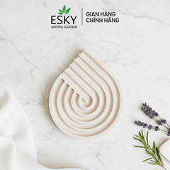 Miếng Lót Ly Decor Handmade ESKY Aroma Garden - Khuếch Tán Tinh Dầu Thơm Sang Trọng cho Bàn Làm Việc và Trang Trí Phòng Ngủ