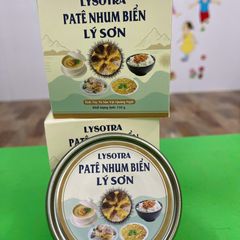 Pate Nhum Biển Lý Sơn LYSOTRA - Đặc Sản Tươi Ngon, An Toàn Không Chất Bảo Quản, Hương Vị Đậm Đà, 150g